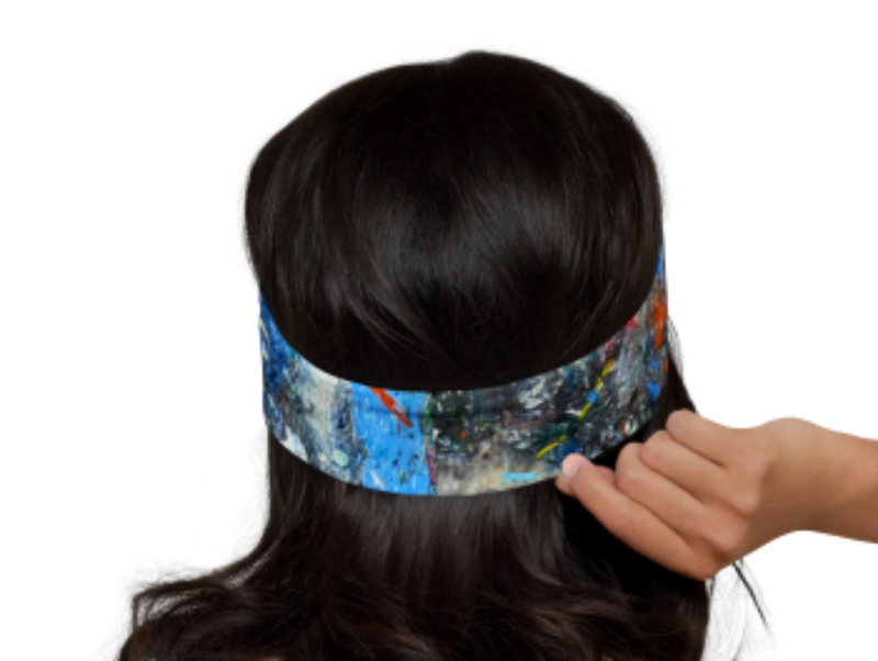 Headband, Graffiti Art Grit Headband